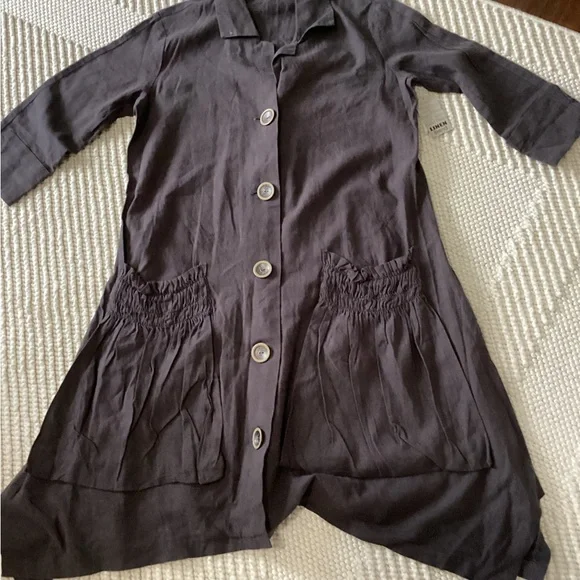 For Cynthia linen blend dress. - Picture 1 of 1